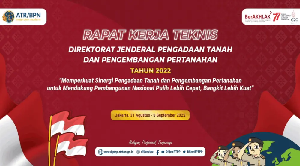 Rapat Kerja Teknis Direktorat Jenderal Pengadaan Tanah dan Pengembangan Pertanahan Tahun 2022