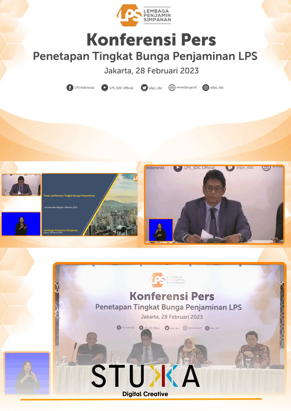 Konferensi Pers Penetapan Tingkat Bunga Penjaminan LPS